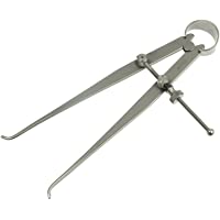 Starrett 73 A-4 Solid Nut Inside pinzas de primavera- acero- soporte de pierna- 0 – 4 &quot-Rango